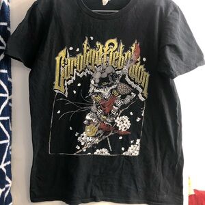 Hanes Black Samurai Graphic Tee